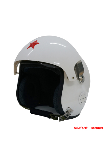 China PLA MIG Jet Fighter Air Force Pilot Helmet Tk11 replica White