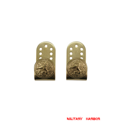 WWI WWII Dutch Tunic Back Belt Hooks (2pcs) Dutch Buttons,Dutch Tunic Buttons,Dutch uniforms Buttons,Dutch Shoulder Board Buttons,Dutch Belt Hooks