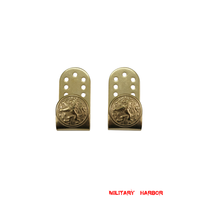 WWI WWII Dutch Tunic Back Belt Hooks (2pcs) Dutch Buttons,Dutch Tunic Buttons,Dutch uniforms Buttons,Dutch Shoulder Board Buttons,Dutch Belt Hooks