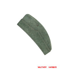 WWII Dutch Converted to Heer Field Grey Wool Overseas Cap II WWII Dutch Converted to Heer Field Grey Wool Overseas Cap II