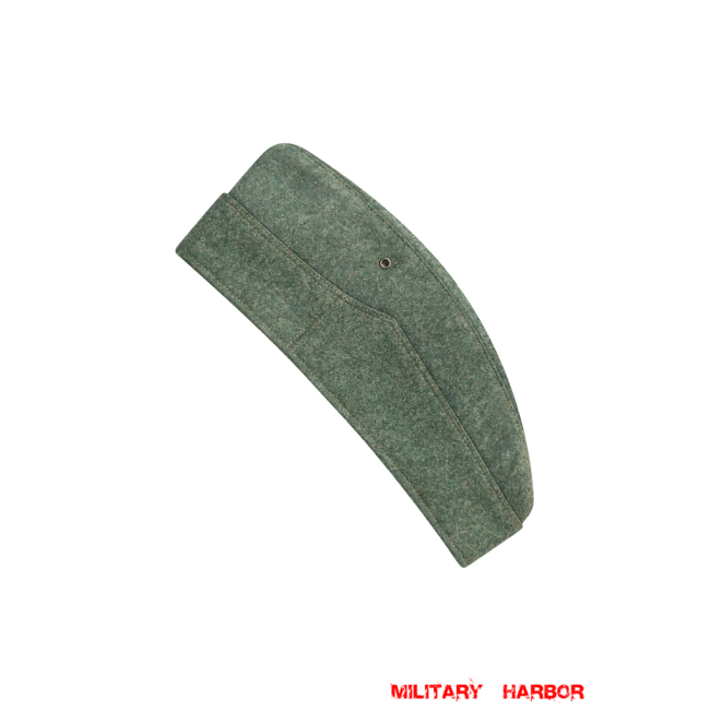 WWII Dutch Converted to Heer Field Grey Wool Overseas Cap II ww2 Dutch caps,ww2 Dutch overseas caps,Nederlands caps,ww2 Nederlands overseas caps,Dutch M1912 caps,Dutch M1912 overseas caps,ww2 Dutch Field caps,Dutch Veldmuts,Veldmuts M1912