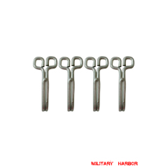 WWII German Tunic Belt Hooks (4 pcs) WW2 german,SS,waffen SS,wehrmacht,Belt Hook,WWII German Buttons,WW2 buttons,WWII german,WWII military surplus,replica military,