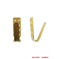 WWII German Gennral dress tunic waist belt ramps hooks (2 PCS) WW2 german,SS,waffen SS,wehrmacht,belt ramps hook,WWII German Buttons,WW2 buttons,WWII german,WWII military surplus,replica military,