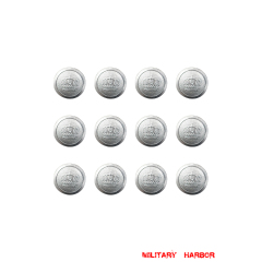 WWII German WWI Imperial German Prussian Crown Officer Button 18mm (12pcs) WW1 german,Imperial German,Prussian,wehrmacht,german buttons,WWII German Buttons,WW2 buttons,WWII german,WWII military surplus,replica military,Prussian buttons
