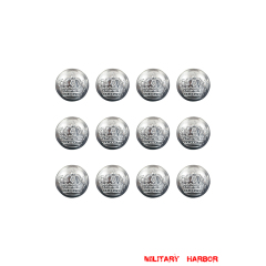WWII German WWI Imperial German Crown Officer Button 22mm (12pcs) WW1 german,Imperial German,Prussian,wehrmacht,german buttons,WWII German Buttons,WW2 buttons,WWII german,WWII military surplus,replica military,Prussian buttons