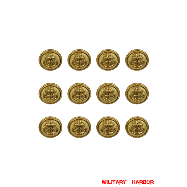 WWII German Kriegsmarine buttons 21mm (12pcs) WW2 german,Kriegsmarine,waffen SS,wehrmacht,german buttons,WWII German Buttons,WW2 buttons,WWII german,WWII military surplus,replica military,Kriegsmarine buttons