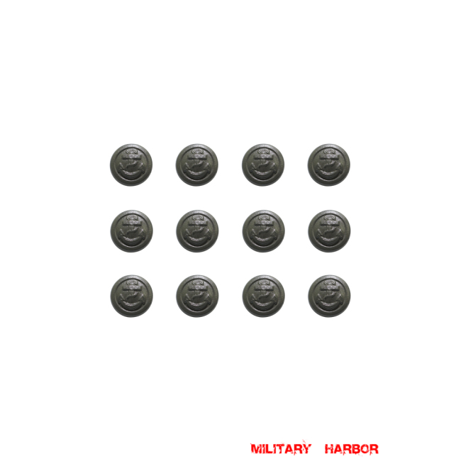 WWII German Kriegsmarine EM buttons for field tunic Feldbluse 21cm (12 PCS) WW2 german,Kriegsmarine,waffen SS,wehrmacht,german buttons,WWII German Buttons,WW2 buttons,WWII german,WWII military surplus,replica military,Kriegsmarine buttons
