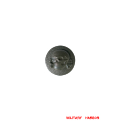 WWII German SS Skull Fieldgrey Button 20mm WW2 german,Political Party,waffen SS,wehrmacht,german buttons,WWII German Buttons,WW2 buttons,WWII german