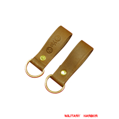 WWII German Belt Loop With D Ring Brown WWII German Belt Loop With D Ring Brown