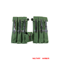 WWII German MP40 MP38 Canvas Magazine Pouchs I German Field Gears,MP40 MP38 Canvas Magazine Pouchs