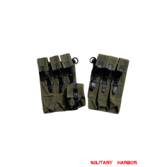 WWII German MP40 MP38 Canvas Magazine Pouchs III German Field Gears,MP40 MP38 Canvas Magazine Pouchs