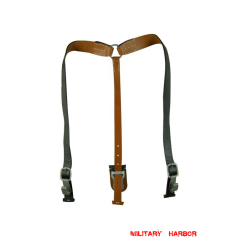 WWII German Leather Y Straps Lightweight German Field Gears,Leather Y Straps