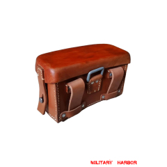 WWII German Leather Medic Pouch German Field Gears,Leather Medic Pouch