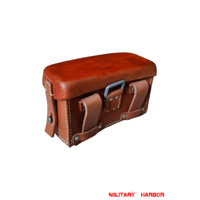 WWII German Leather Medic Pouch German Field Gears,Leather Medic Pouch