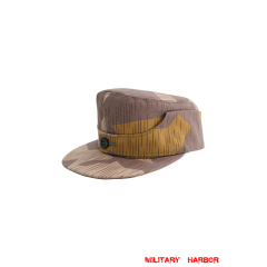 WWII German Splinter 41 Brown Variation Camo M44 field cap ww2 german field cap for sale,ww2 german field cap,ww2 field cap,wehrmacht field cap,ss field cap,m44 ss cap,m44 hat,m44 field cap,m1943 field cap,german ww2 field cap,german m44 field cap,german m44 cap,german field cap ww2,german army field cap,field caps,field cap german,ww2 german m44 field cap,waffen ss camo cap,ss camo cap