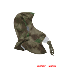 WWII German Splinter C 43 Camo Reversible winter hood Kopfhaube WWII German Splinter C 43 Camo Reversible winter hood Kopfhaube