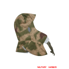 WWII German Marsh Sumpfsmuster 44 Camo Reversible winter hood Kopfhaube german hood,ww2 hood,german Kopfhaube,german camo hood,german camo Kopfhaube,german Reversible hood,german parka hood,Sumpfsmuster hood