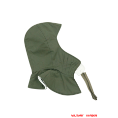 WWII German Green 1st Pattern Reversible Winter hood Kopfhaube german hood,ww2 hood,german Kopfhaube,german camo hood,german camo Kopfhaube,german Reversible hood,german parka hood,Splinter hood