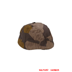 WWII German Heer Splinter 41 Brown Variation Camo helmet cover Stahlhelm cover M35 M40 M42 WW2 german Helmet,wehrmacht Helmet,german Helmet,german helmet cover,Italian camo,WW2 helmet,german helmets WW2,M35 helmet,m40 helmet,m42 helmet,stahlhelm cover,ss helmet cover,WW2 reproduction,WW2 militaria,militaria german