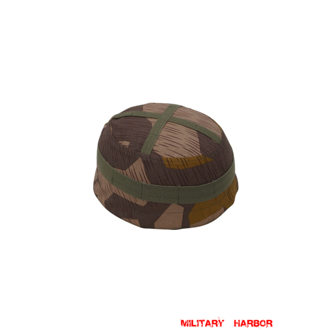 WWII German Luftwaffe Splinter 41 Brown Variation Camo Fallschirmjäger helmet cover M37 M38 WW2 german Helmet,wehrmacht Helmet,german Helmet,german helmet cover,Italian camo,WW2 helmet,german helmets WW2,Luftwaffe helmet,fallschirmjager helmet,m37 helmet,m38 helmet,stahlhelm cover,ss helmet cover,WW2 reproduction,WW2 militaria,militaria german