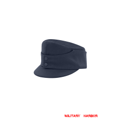 WWII German Luftwaffe Bergmütze Blue Grey Gabardine Field cap ww2 german caps,german field caps,german hats,german Bergmütze,german ss cap,german military caps for sale,german military cap,german military hats,german military hat ww2,wehrmacht cap,ww2 cap,Gebirgsjager cap