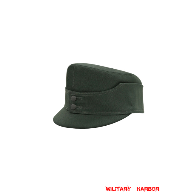 WWII German Gebirgsjager Bergmütze Reed Green HBT Field cap ww2 german caps,german field caps,german hats,german Bergmütze,german ss cap,german military caps for sale,german military cap,german military hats,german military hat ww2,wehrmacht cap,ww2 cap,Gebirgsjager cap