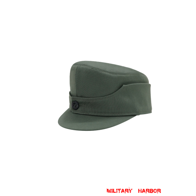 WWII German Gebirgsjager Single Button Bergmütze Field Grey Gabardine Field Cap ww2 german caps,german field caps,german hats,german Bergmütze,german ss cap,german military caps for sale,german military cap,german military hats,german military hat ww2,wehrmacht cap,ww2 cap,Gebirgsjager cap, police cap