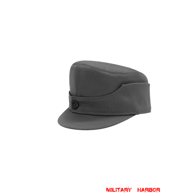 WWII German Gebirgsjager Single Button Bergmütze Grey Gabardine Field Cap ww2 german caps,german field caps,german hats,german Bergmütze,german ss cap,german military caps for sale,german military cap,german military hats,german military hat ww2,wehrmacht cap,ww2 cap,Gebirgsjager cap, police cap