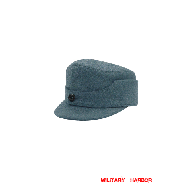 WWII German Police Gebirgsjager Single Button Bergmütze Wool Field Cap ww2 german caps,german field caps,german hats,german Bergmütze,german ss cap,german military caps for sale,german military cap,german military hats,german military hat ww2,wehrmacht cap,ww2 cap,Gebirgsjager cap, police cap