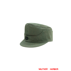 WWII German Police Gebirgsjager Single Button Bergmütze Summer Mottled Green Field Cap ww2 german caps,german field caps,german hats,german Bergmütze,german ss cap,german military caps for sale,german military cap,german military hats,german military hat ww2,wehrmacht cap,ww2 cap,Gebirgsjager cap, police cap