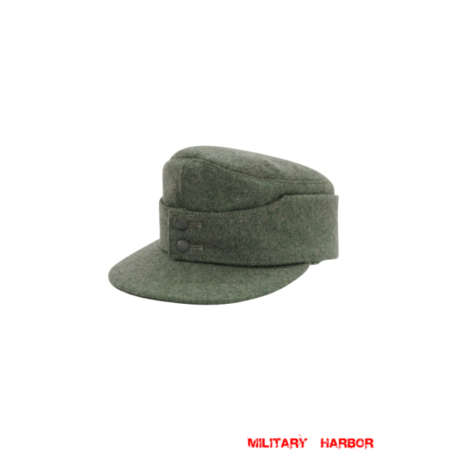 WWII German Heer/SS Field Grey Wool M43 field cap ww2 german caps,german field caps,german hats,german m43 caps,german ss cap,german military caps for sale,german military cap,german military hats,german military hat ww2,wehrmacht cap,ww2 cap,german panzer M43 caps,panzer field cap,german panzer caps,Luftwaffe field caps,Kriegsmarine field caps, DAK caps