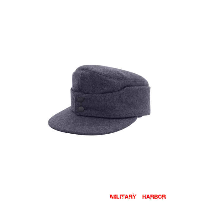WWII German Luftwaffe Blue Grey Wool M43 Field cap ww2 german caps,german field caps,german hats,german m43 caps,german ss cap,german military caps for sale,german military cap,german military hats,german military hat ww2,wehrmacht cap,ww2 cap,german panzer M43 caps,panzer field cap,german panzer caps,Luftwaffe field caps,Kriegsmarine field caps, DAK caps
