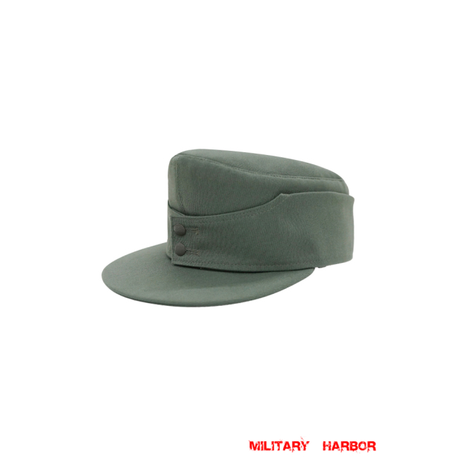 WWII German Heer/SS Field Grey Gabardine M43 field cap ww2 german caps,german field caps,german hats,german m43 caps,german ss cap,german military caps for sale,german military cap,german military hats,german military hat ww2,wehrmacht cap,ww2 cap,german panzer M43 caps,panzer field cap,german panzer caps,Luftwaffe field caps,Kriegsmarine field caps, DAK caps