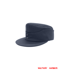 WWII German Luftwaffe Blue Grey Gabardine M43 Field cap ww2 german caps,german field caps,german hats,german m43 caps,german ss cap,german military caps for sale,german military cap,german military hats,german military hat ww2,wehrmacht cap,ww2 cap,german panzer M43 caps,panzer field cap,german panzer caps,Luftwaffe field caps,Kriegsmarine field caps, DAK caps