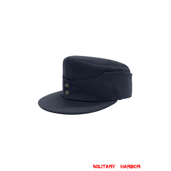 WWII German Kriegsmarine Navy Blue Gabardine M43 Field cap ww2 german caps,german field caps,german hats,german m43 caps,german ss cap,german military caps for sale,german military cap,german military hats,german military hat ww2,wehrmacht cap,ww2 cap,german panzer M43 caps,panzer field cap,german panzer caps,Luftwaffe field caps,Kriegsmarine field caps, DAK caps