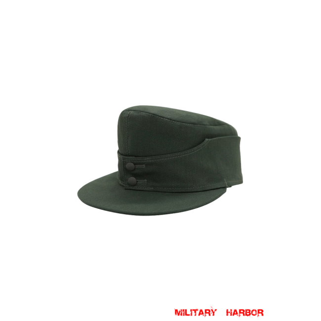 WWII German Heer/SS Reed Green HBT M43 field cap ww2 german caps,german field caps,german hats,german m43 caps,german ss cap,german military caps for sale,german military cap,german military hats,german military hat ww2,wehrmacht cap,ww2 cap,german panzer M43 caps,panzer field cap,german panzer caps,Luftwaffe field caps,Kriegsmarine field caps, DAK caps