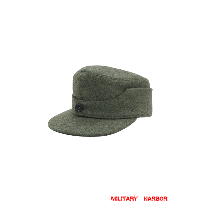 WWII German Heer/SS Field Grey Wool M44 field cap ww2 german caps,german field caps,german hats,german m44 caps,german ss cap,german military caps for sale,german military cap,german military hats,german military hat ww2,wehrmacht cap,ww2 cap,german panzer M43 caps,panzer field cap,german panzer caps,Luftwaffe field caps,Kriegsmarine field caps, DAK caps