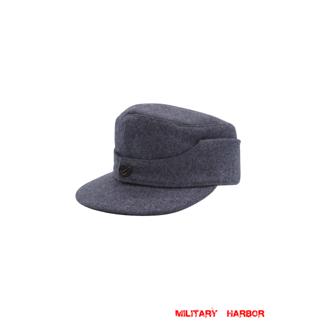 WWII German Luftwaffe Blue Grey Wool M44 Field cap ww2 german caps,german field caps,german hats,german m44 caps,german ss cap,german military caps for sale,german military cap,german military hats,german military hat ww2,wehrmacht cap,ww2 cap,german panzer M43 caps,panzer field cap,german panzer caps,Luftwaffe field caps,Kriegsmarine field caps, DAK caps