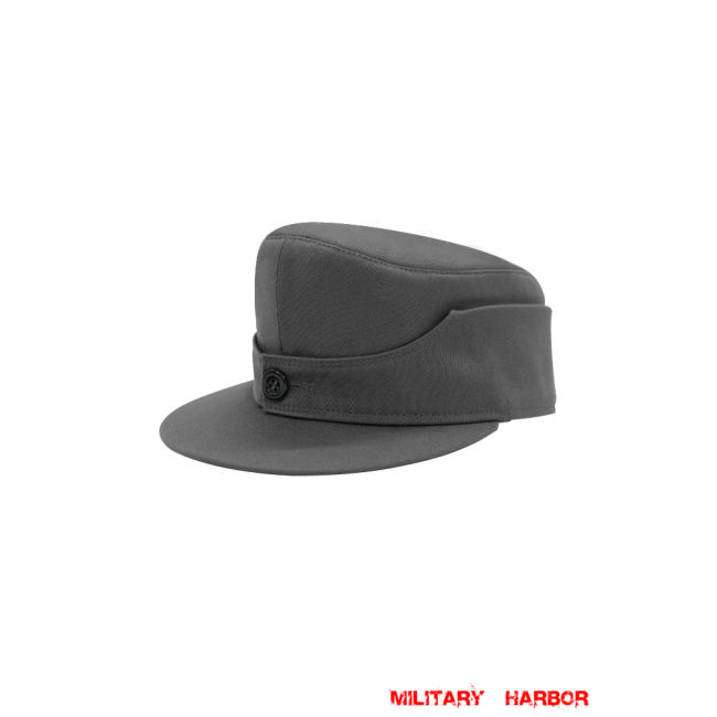WWII German Heer/SS Grey Gabardine M44 field cap ww2 german caps,german field caps,german hats,german m44 caps,german ss cap,german military caps for sale,german military cap,german military hats,german military hat ww2,wehrmacht cap,ww2 cap,german panzer M43 caps,panzer field cap,german panzer caps,Luftwaffe field caps,Kriegsmarine field caps, DAK caps