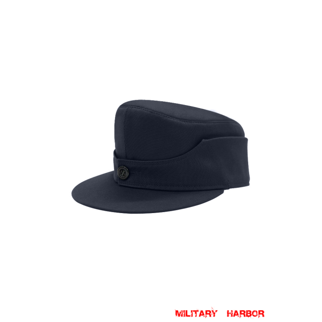 WWII German Kriegsmarine Navy Blue Gabardine M44 Field cap ww2 german caps,german field caps,german hats,german m44 caps,german ss cap,german military caps for sale,german military cap,german military hats,german military hat ww2,wehrmacht cap,ww2 cap,german panzer M43 caps,panzer field cap,german panzer caps,Luftwaffe field caps,Kriegsmarine field caps, DAK caps