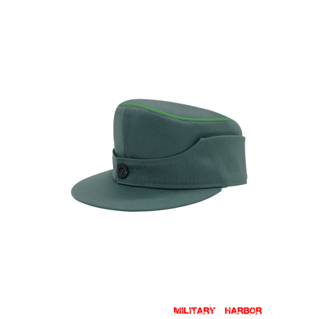 WWII German Police Gabardine M44 Field Cap Piped ww2 german caps,german field caps,german hats,german Bergmütze,german ss cap,german military caps for sale,german military cap,german military hats,german military hat ww2,wehrmacht cap,ww2 cap,Gebirgsjager cap, police cap