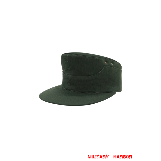 WWII German Heer SS Reed Green HBT M41 Field Cap ww2 german caps,german field caps,german hats,german m41 caps,german ss cap,german military caps for sale,german military cap,german military hats,german military hat ww2,wehrmacht cap,ww2 cap,german panzer M43 caps,panzer field cap,german panzer caps,Luftwaffe field caps,Kriegsmarine field caps, DAK caps
