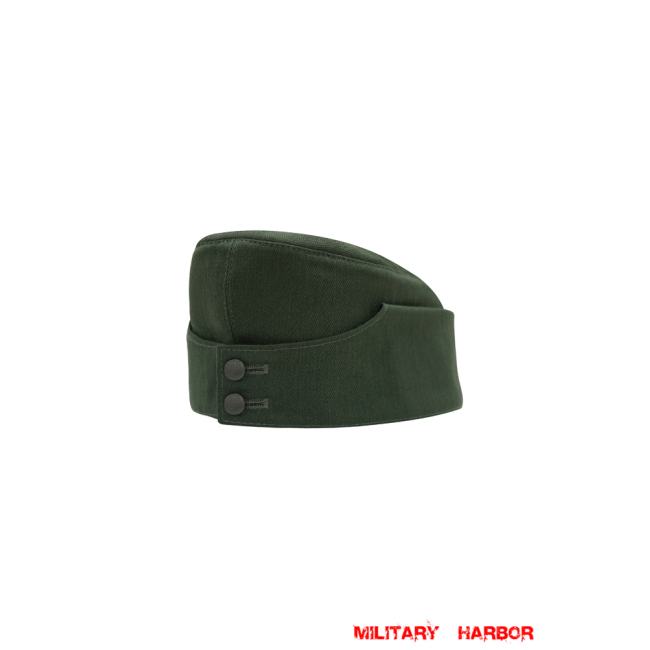 WWII German M42 Heer/SS Reed Green HBT overseas cap ww2 german cap,wehrmacht overseas cap,german overseas cap, german army cap,SS overseas cap,M34 overseas caps,german military caps for sale,german military cap,german military hats,german military hat ww2,wehrmacht cap,panzer field cap,german panzer caps,Luftwaffe field caps,Kriegsmarine field caps