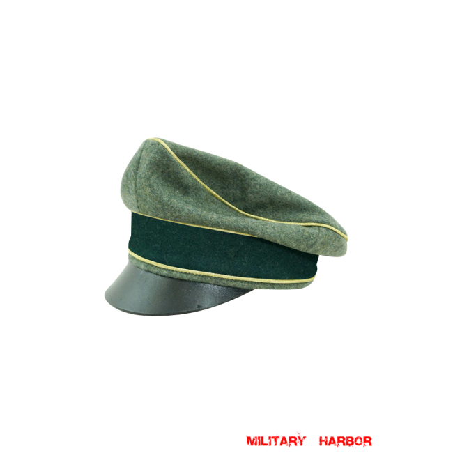 WWII German Heer General Wool Crusher visor cap WW2 german cap,wehrmacht cap,SS cap,german visor cap,General Crusher cap,WWII german hat,field hat,WW2 hat,WW2 german,WWII german,german WW2 militaria,waffen ss hat,wehrmacht hat,crusher cap WW2,SS crusher cap