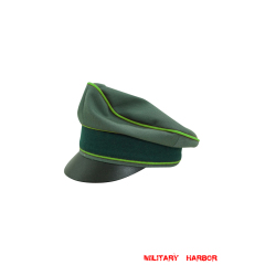 WWII German Heer Gabardine Mountainer Crusher Visor Cap WW2 german cap,wehrmacht cap,SS cap,german visor cap,Mountainer Crusher cap,WWII german hat,field hat,WW2 hat,WW2 german,WWII german,german WW2 militaria,waffen ss hat,wehrmacht hat,crusher cap WW2,SS crusher cap