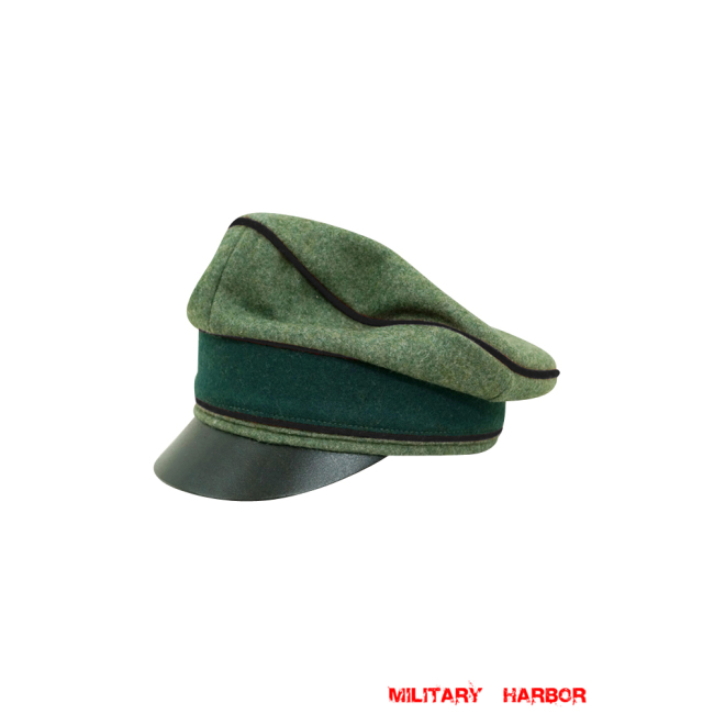 WWII German Heer Wool Pioneer Crusher Visor Cap WW2 german cap,wehrmacht cap,SS cap,german visor cap,Pioneer Crusher cap,WWII german hat,field hat,WW2 hat,WW2 german,WWII german,german WW2 militaria,waffen ss hat,wehrmacht hat,crusher cap WW2,SS crusher cap
