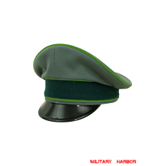 WWII German Heer Panzergrenadier officer Gabardine Visor cap WW2 german cap,wehrmacht cap,SS cap,german visor cap,Panzergrenadier Visor cap,WWII german hat,field hat,WW2 hat,WW2 german,WWII german,german WW2 militaria,waffen ss hat,wehrmacht hat,crusher cap WW2,SS crusher cap