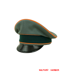 WWII German Heer Field Police officer Gabardine Visor cap WW2 german cap,wehrmacht cap,SS cap,german visor cap,Field Police Visor cap,WWII german hat,field hat,WW2 hat,WW2 german,WWII german,german WW2 militaria,waffen ss hat,wehrmacht hat,crusher cap WW2,SS crusher cap
