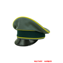 WWII German Heer Signal officer Gabardine Visor cap WW2 german cap,wehrmacht cap,SS cap,german visor cap,Signal Visor cap,WWII german hat,field hat,WW2 hat,WW2 german,WWII german,german WW2 militaria,waffen ss hat,wehrmacht hat,crusher cap WW2,SS crusher cap