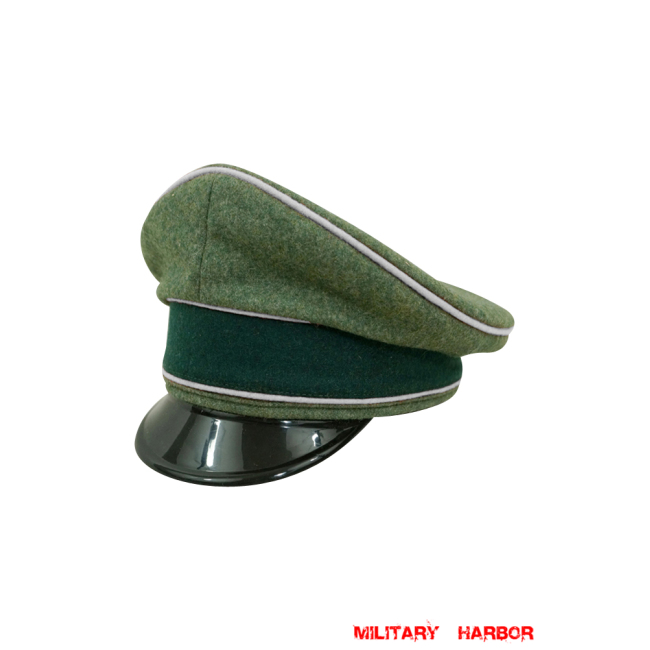 WWII German Heer Infantry officer Wool Visor cap WW2 german cap,wehrmacht cap,SS cap,german visor cap,Infantry Visor cap,WWII german hat,field hat,WW2 hat,WW2 german,WWII german,german WW2 militaria,waffen ss hat,wehrmacht hat,crusher cap WW2,SS crusher cap